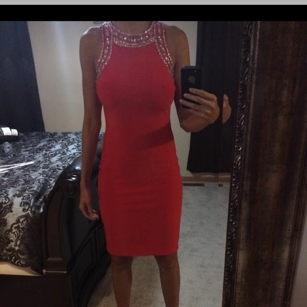 Red dress